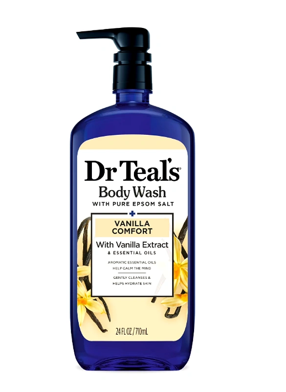 Dr Teal's Vanilla Comfort Body Wash with Pure Epsom Salt